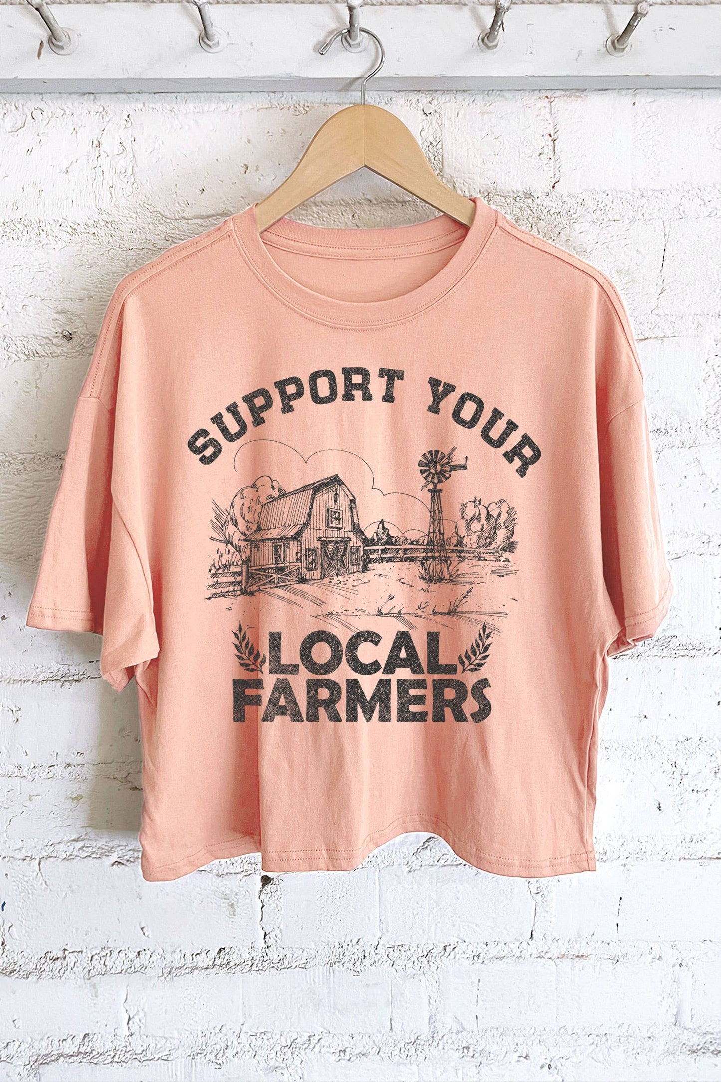 SUPPORT YOUR LOCAL FARMER CROP TOP