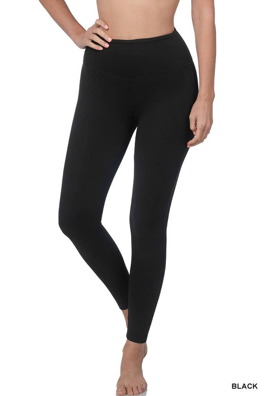 Tummy control waistband leggings