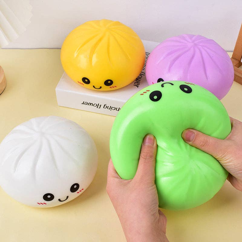 Large Jumbo Mystery Squishy Dumpling Realistic Steamed Bun Stress Relief Squeeze Toy