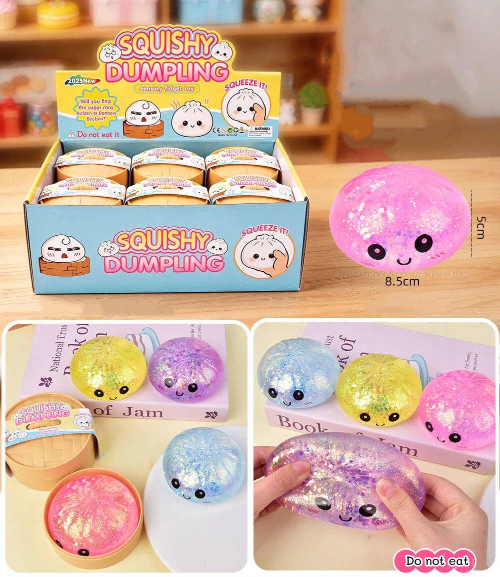 Squishy Dumpling Realistic Steamed Bun Stress Relief Toy