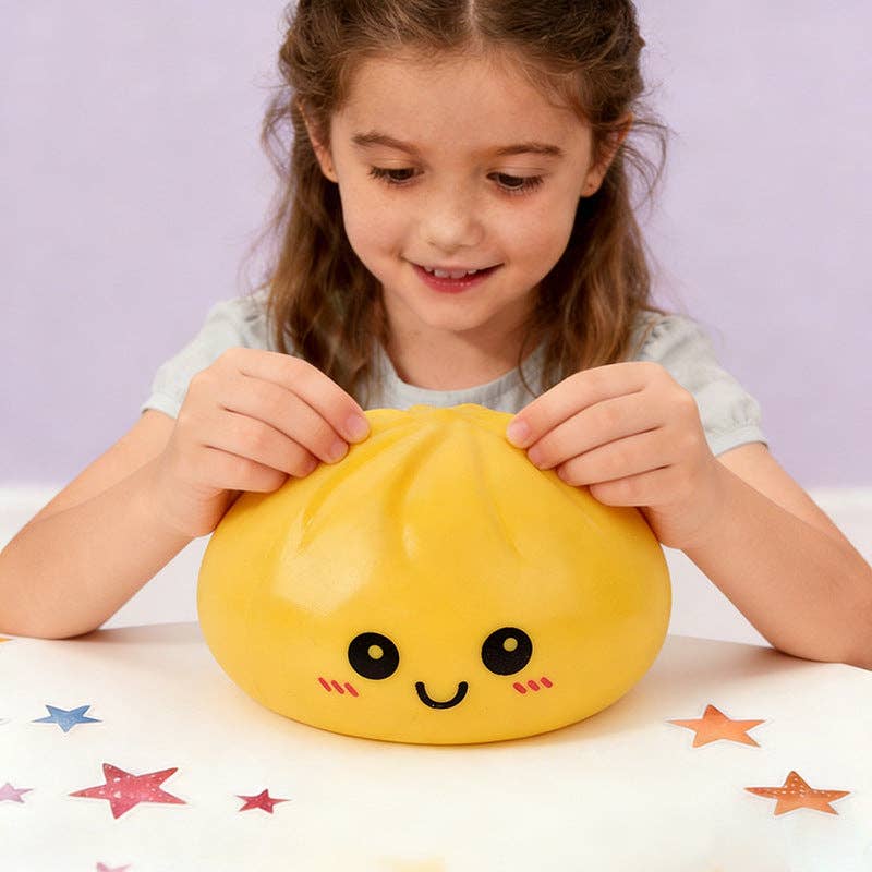 Large Jumbo Mystery Squishy Dumpling Realistic Steamed Bun Stress Relief Squeeze Toy