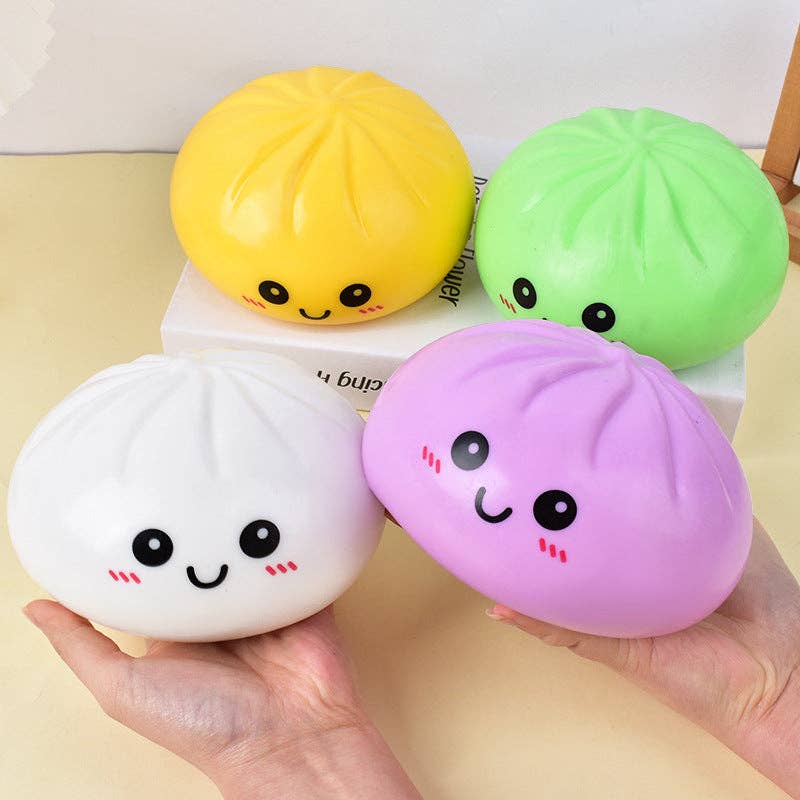Large Jumbo Mystery Squishy Dumpling Realistic Steamed Bun Stress Relief Squeeze Toy