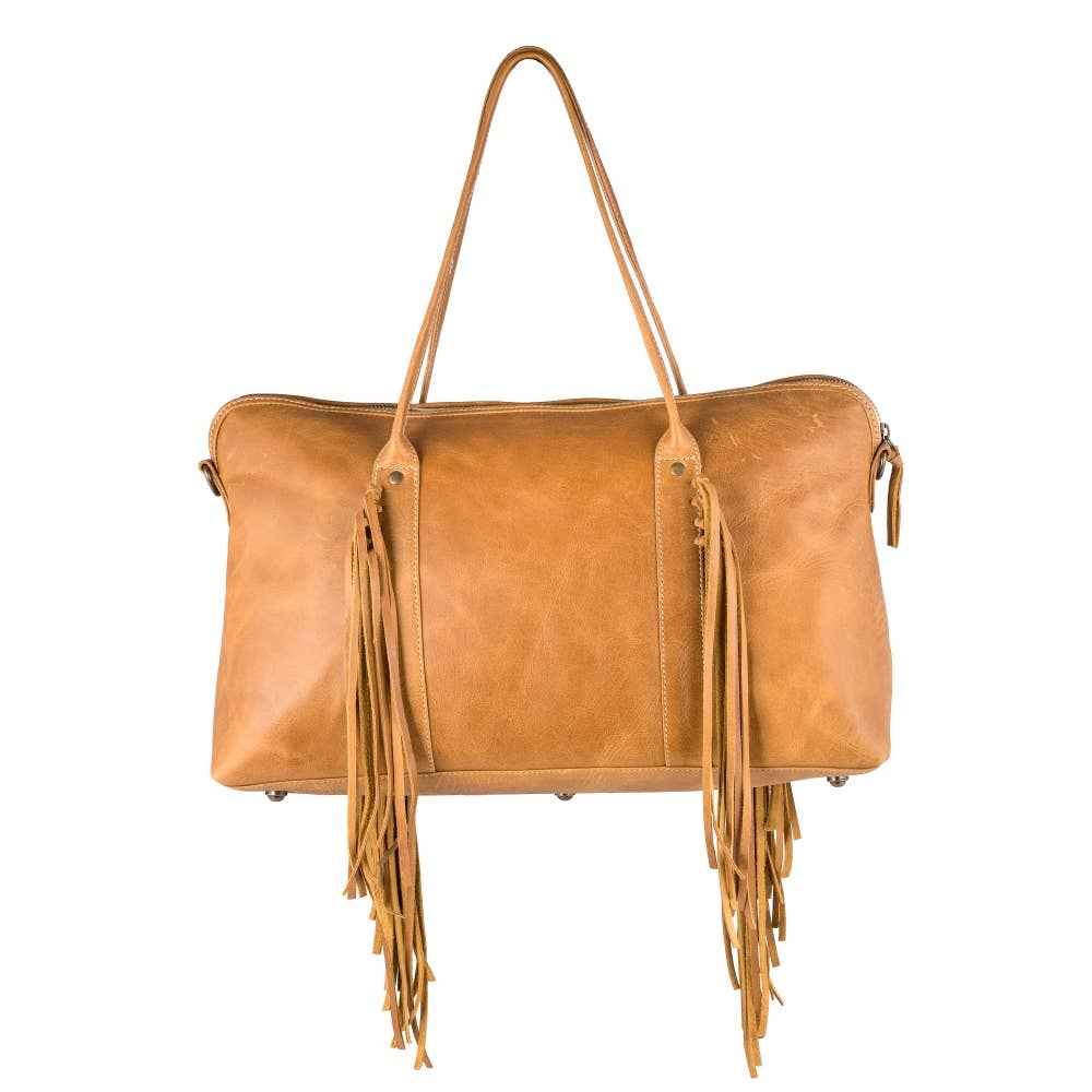 Tan/Gold Shoulder Bag - Women's