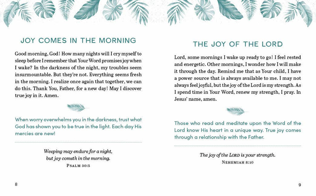 Mornings with God  - Large Print