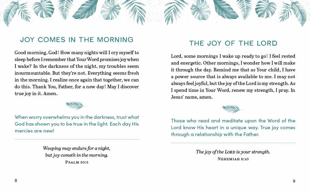 Mornings with God  - Large Print