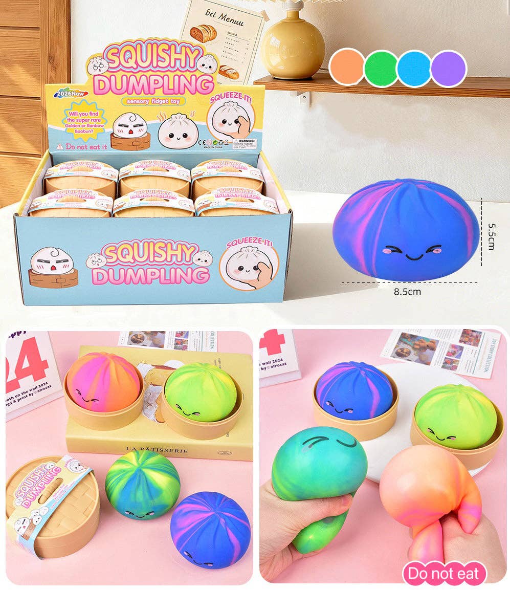 Squishy Dumpling Realistic Steamed Bun Stress Relief Toy