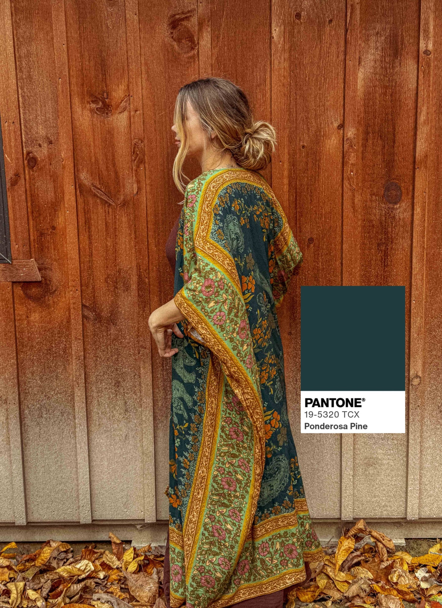 Long Duster Kimono, Floral Long Open Kimono