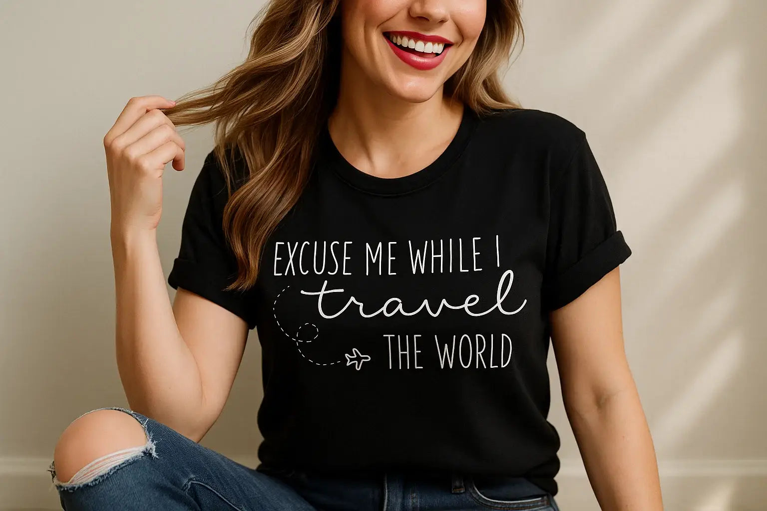 Travel the World T-Shirt Bella Canvas