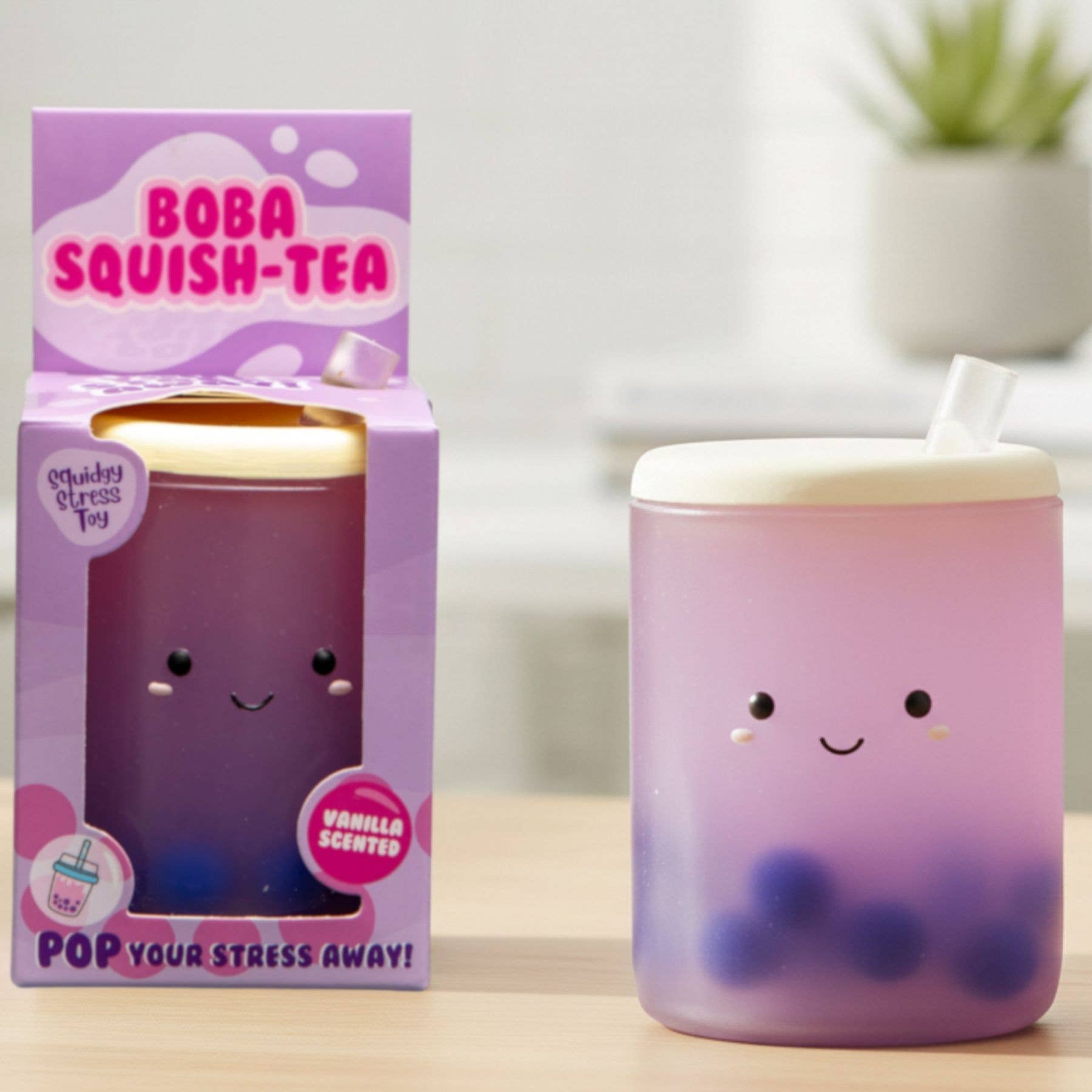 Squishy Stress Toy - Boba Tea - Novelty Fidget Squishies