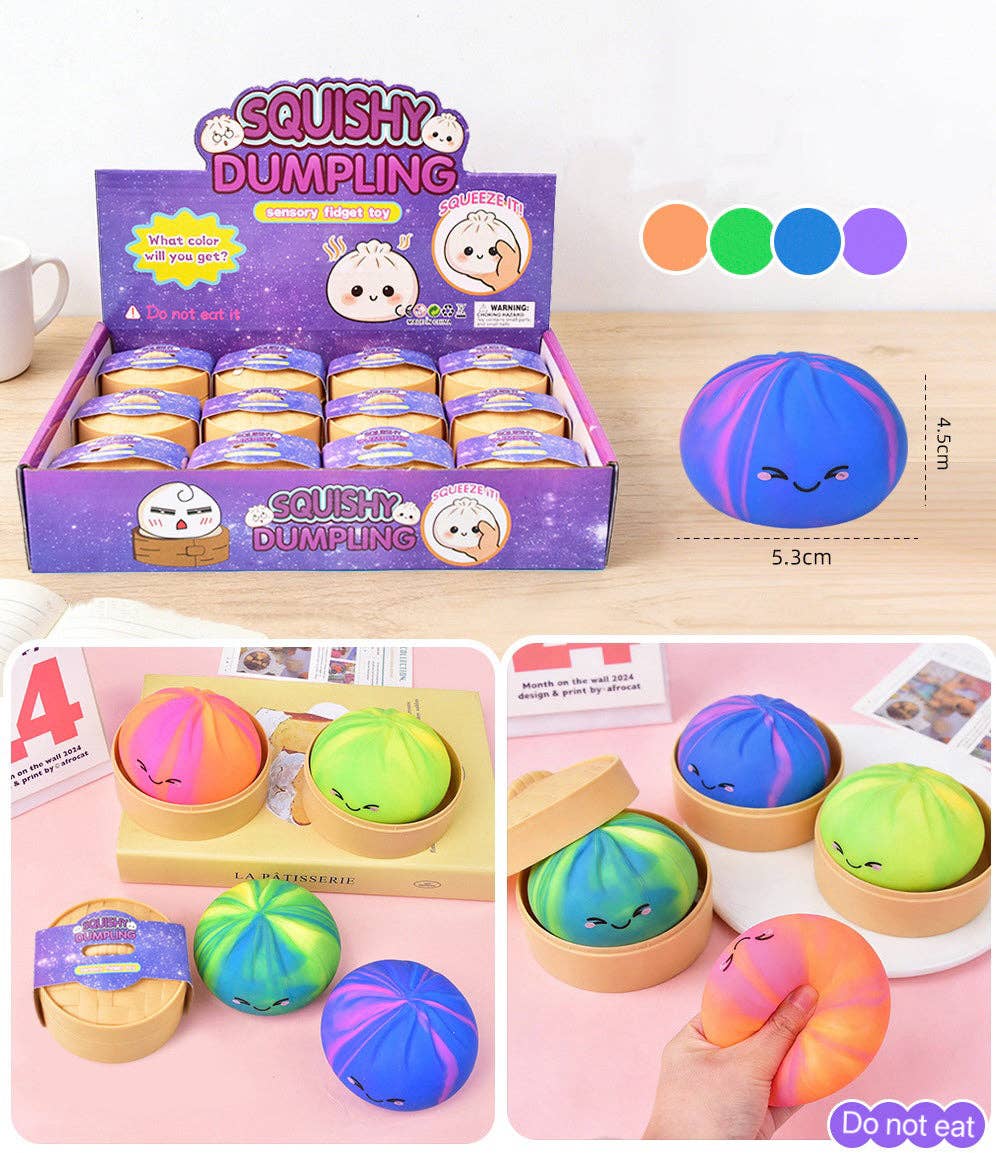 Squishy Dumpling Realistic Steamed Bun Stress Relief Toy