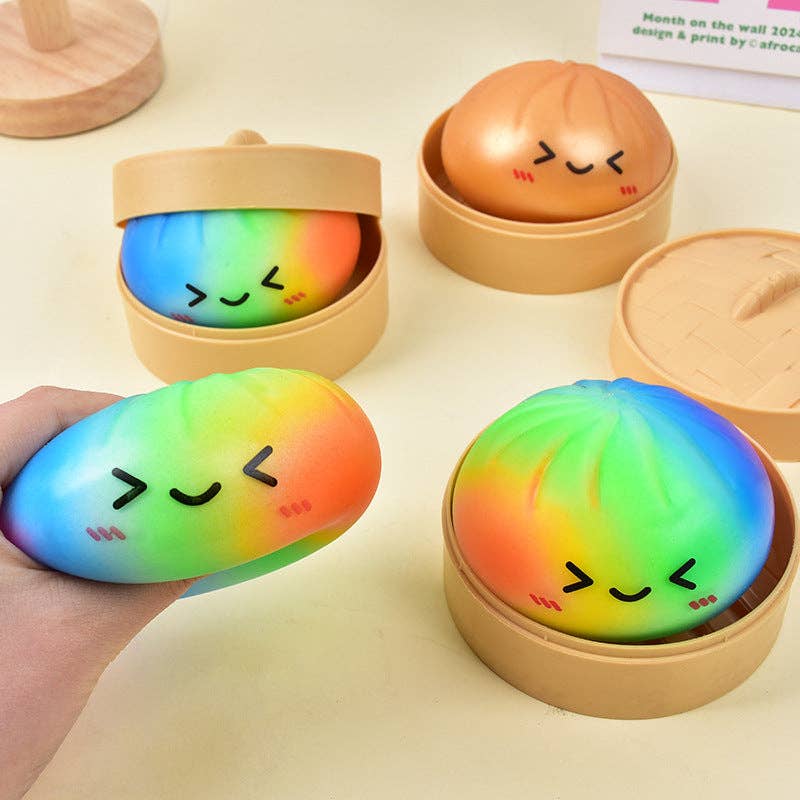 Squishy Dumpling Realistic Steamed Bun Stress Relief Toy