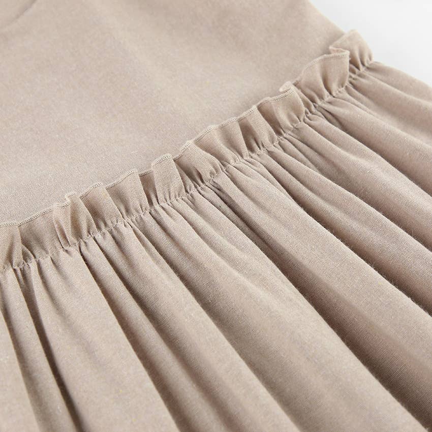 Cotton Linen A-Line Sundress