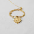 Vintage Compass Pendant Necklace