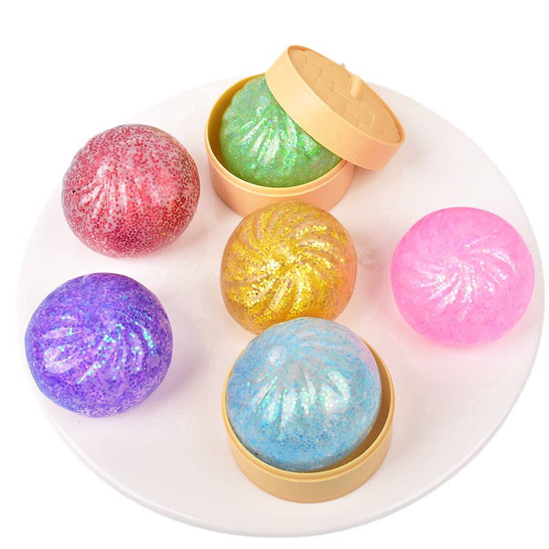 Squishy Dumpling Realistic Steamed Bun Stress Relief Toy