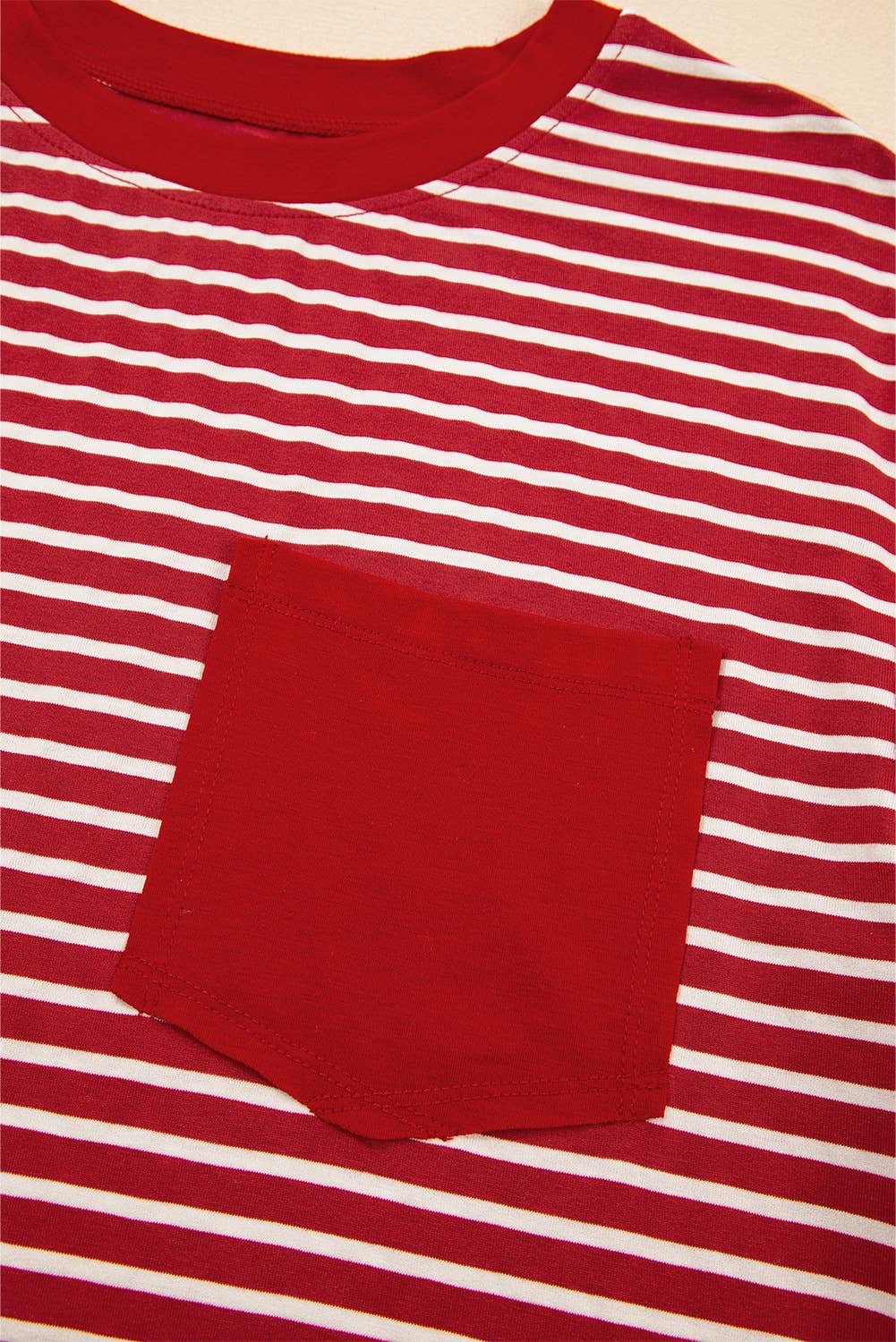 Bronwyn Stripe Chest Pocket Patch Tank Top