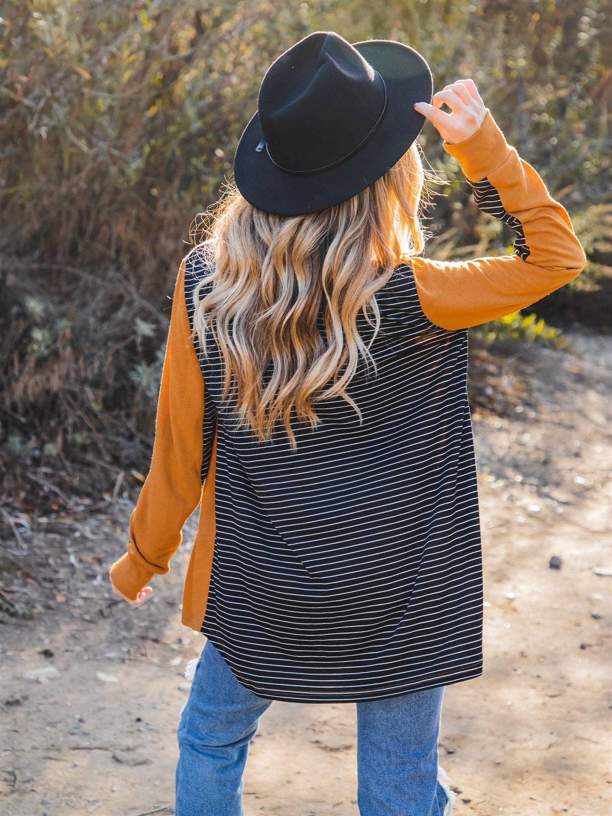 Contrast Back Amelia Cardigan-Orange