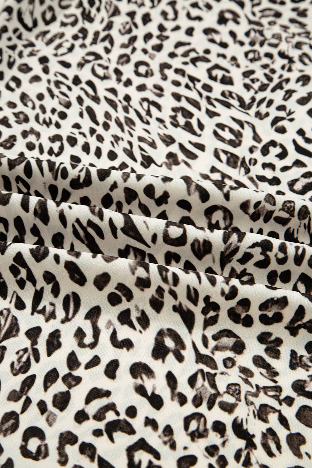 Ashley Leopard Drawstring Elastic Waistband Loose Pants