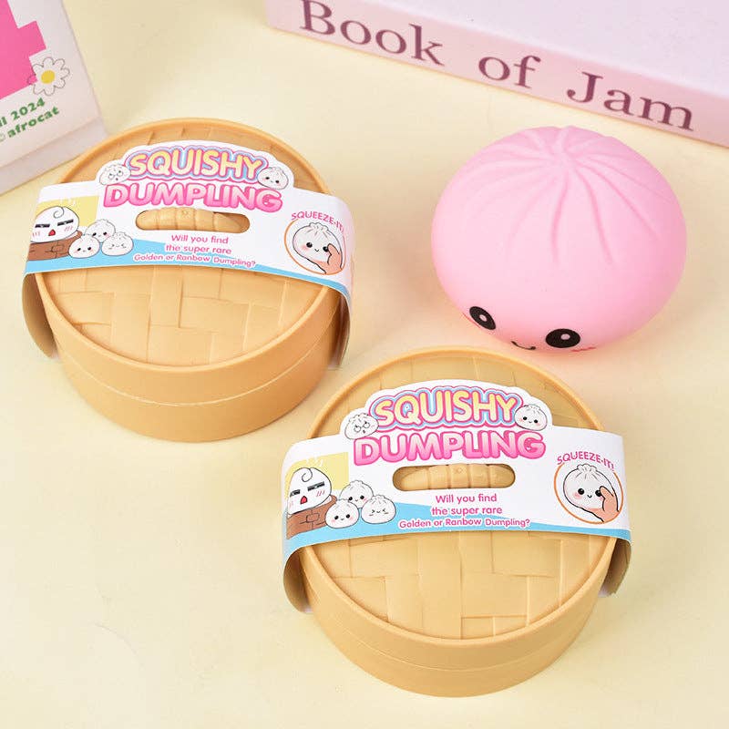Squishy Dumpling Realistic Steamed Bun Stress Relief Toy