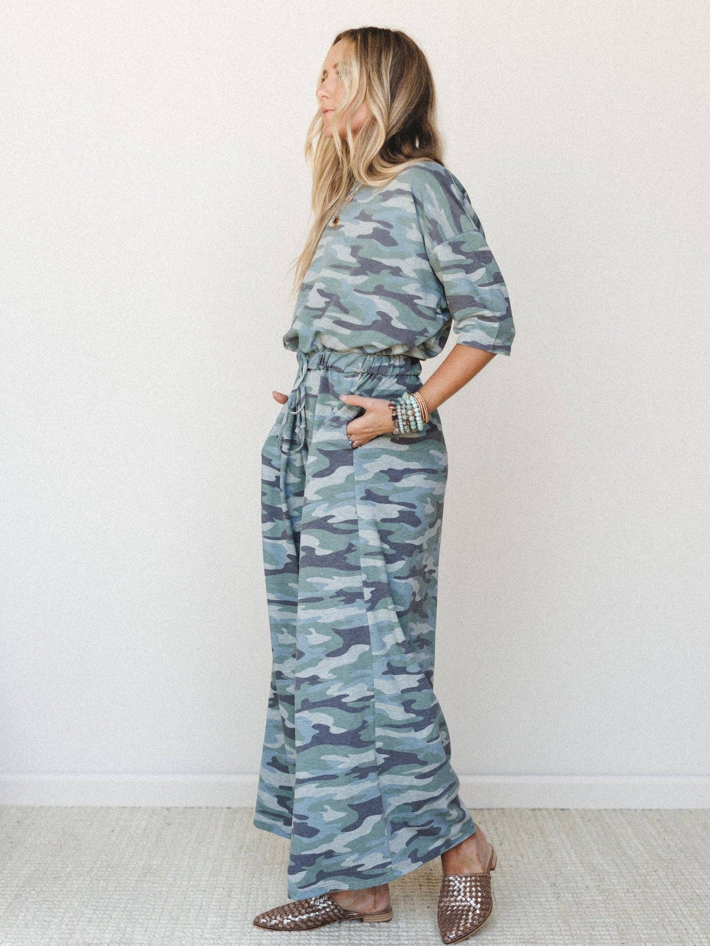 Cozy Cool Jumpsuit - Olive Charcoal