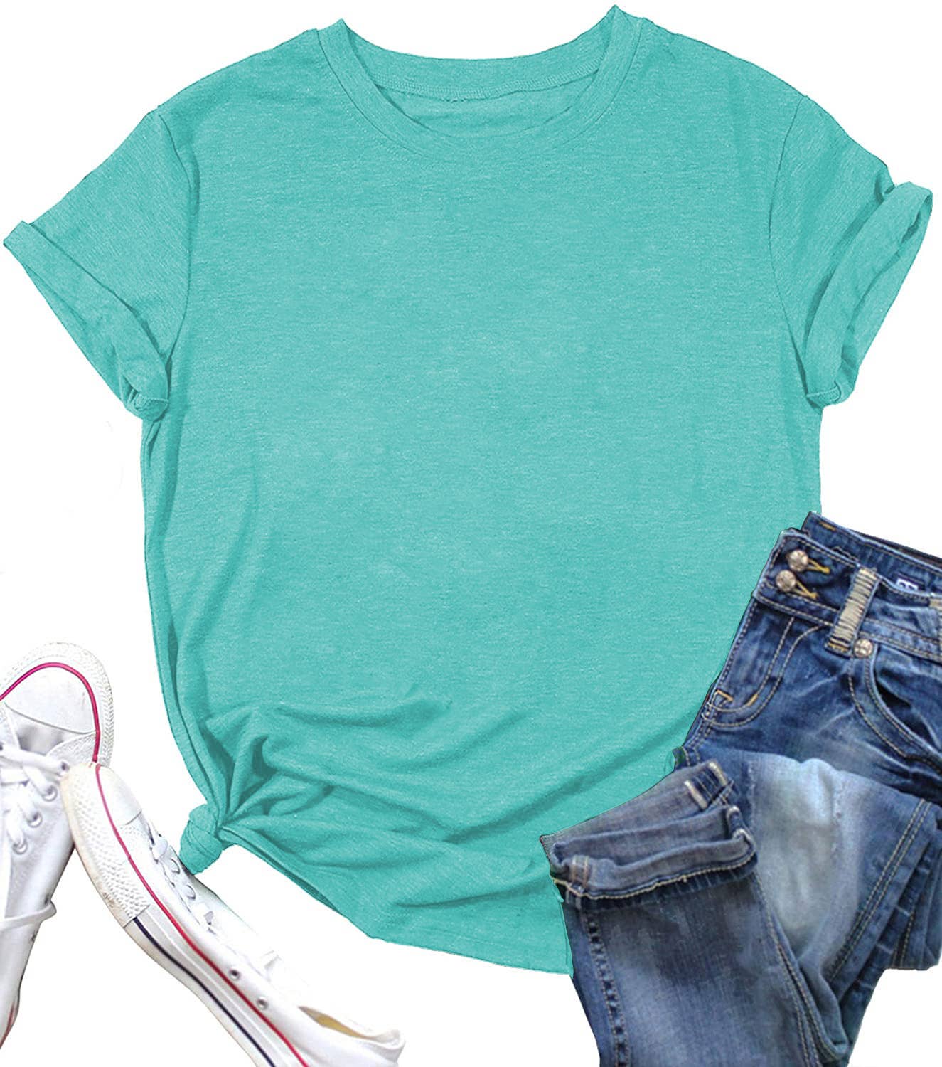 LOOSE SOLID COLOR SHORT SLEEVED Tee