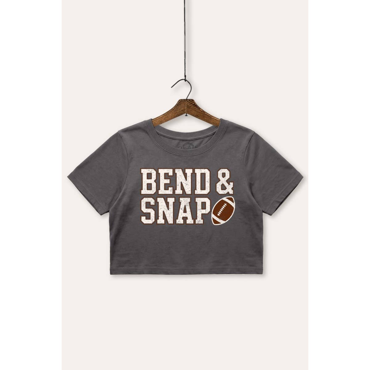 Bend and Snap Graphic Boxy Crop Top