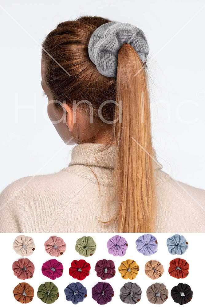 Soft Knit C.C. Scrunchies