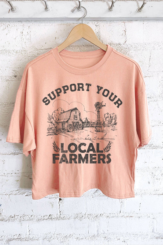 SUPPORT YOUR LOCAL FARMER CROP TOP