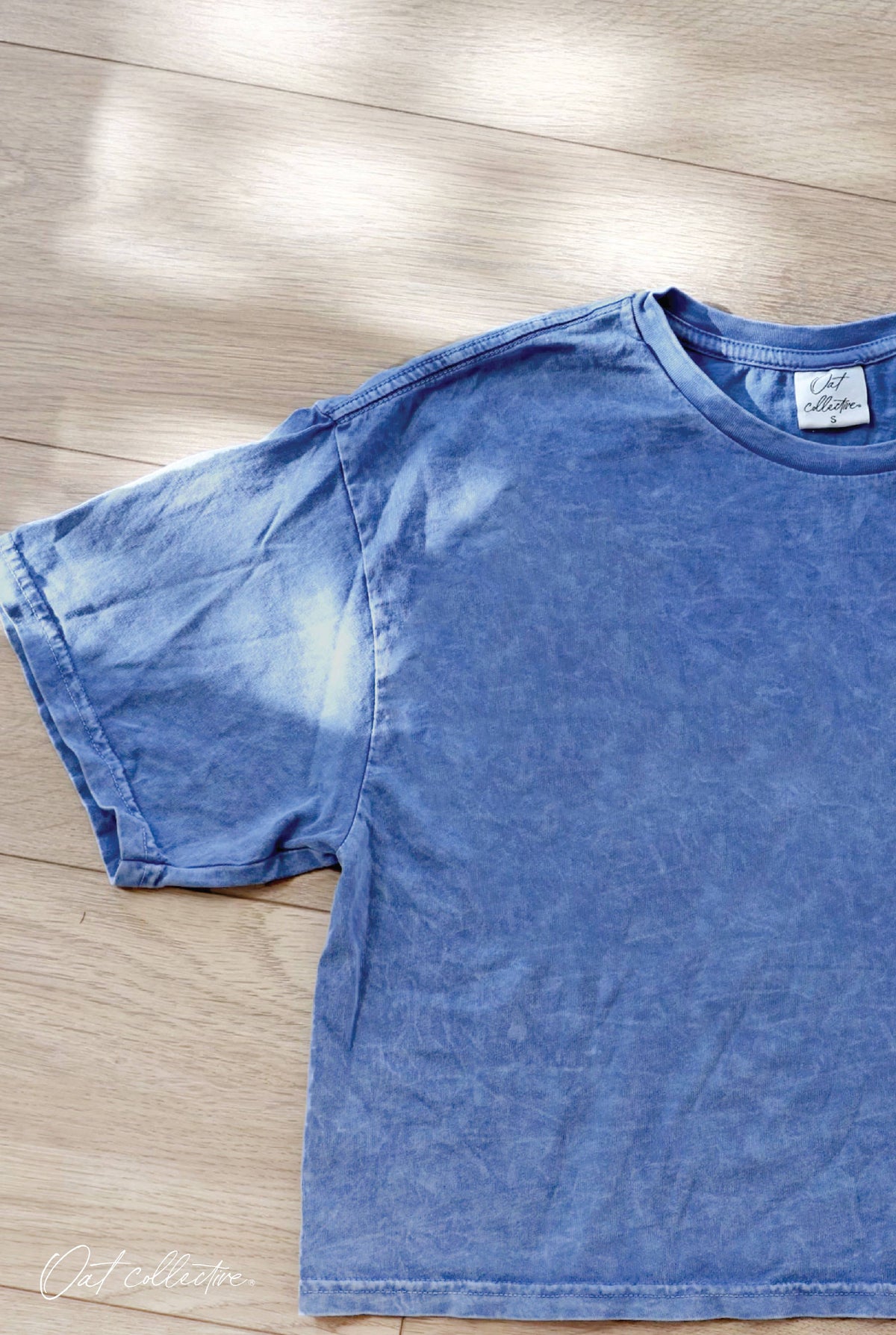 PET DOGS. SHOP LOCAL. REPEAT. Cropped Mineral Graphic Top