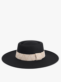 Stevie Boho Trim Wide Brim Fedora