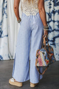 Soul Spark Wide Leg Pants - Chambray
