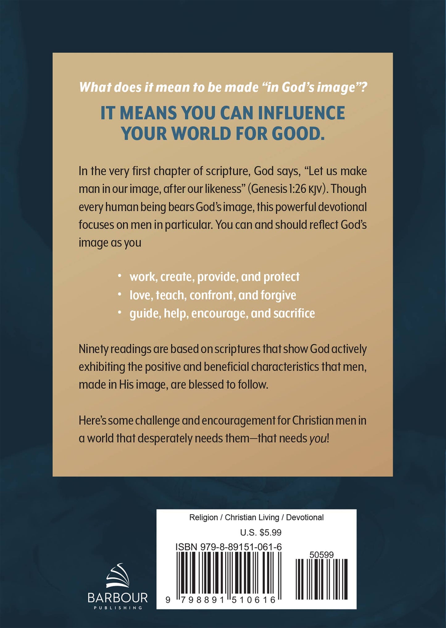 Man Made in God’s Image challenging devotions
