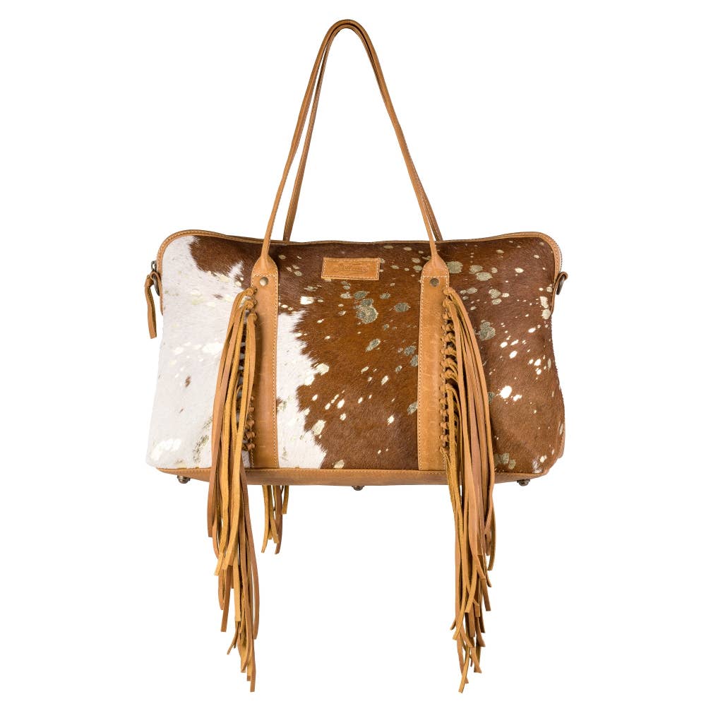 Tan/Gold Shoulder Bag - Women's