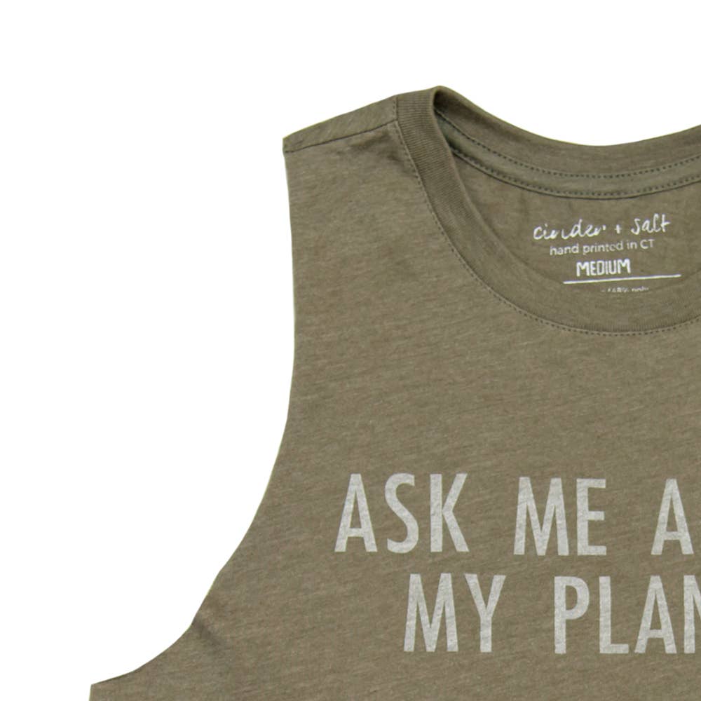 My Plants Crop Racerback Tank