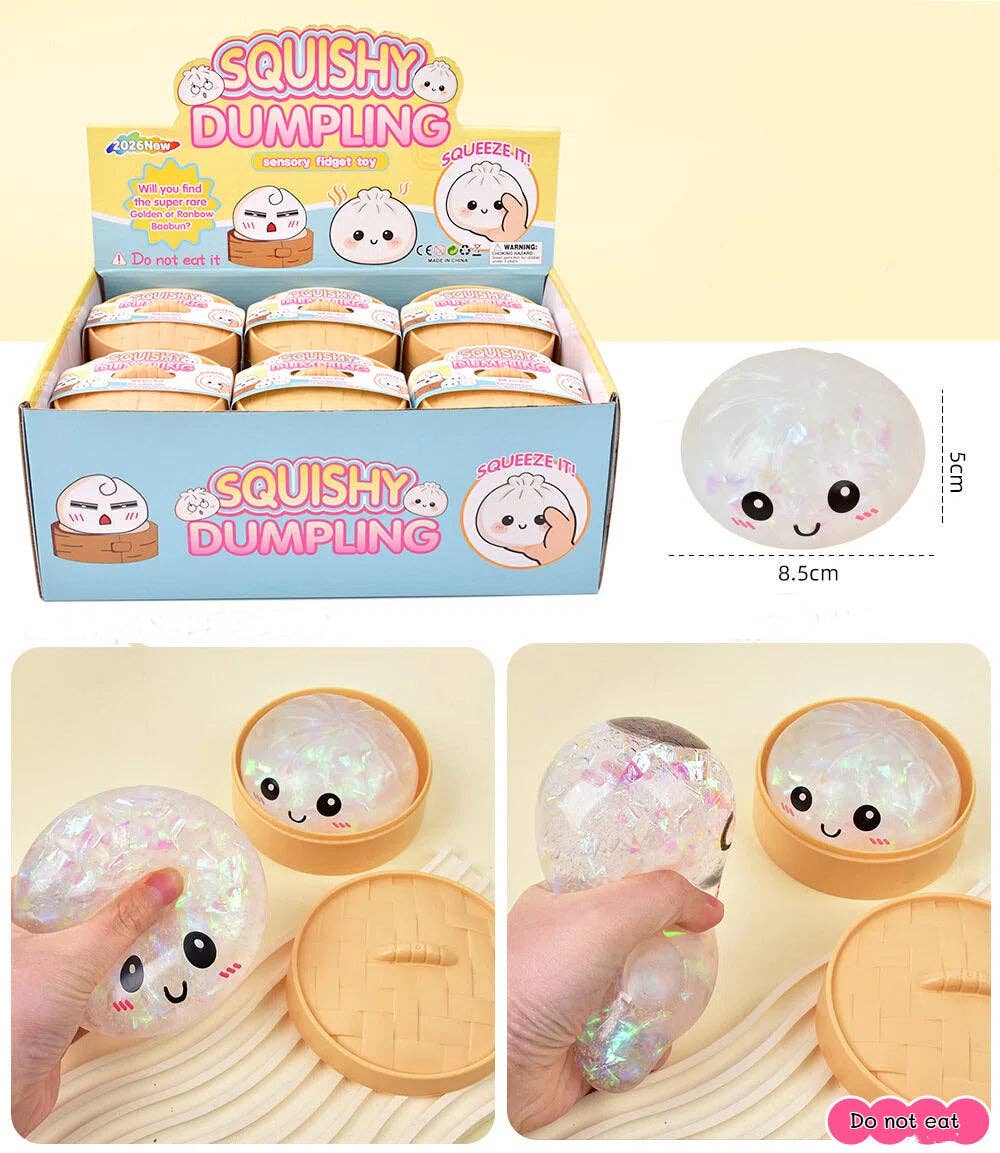 Squishy Dumpling Realistic Steamed Bun Stress Relief Toy