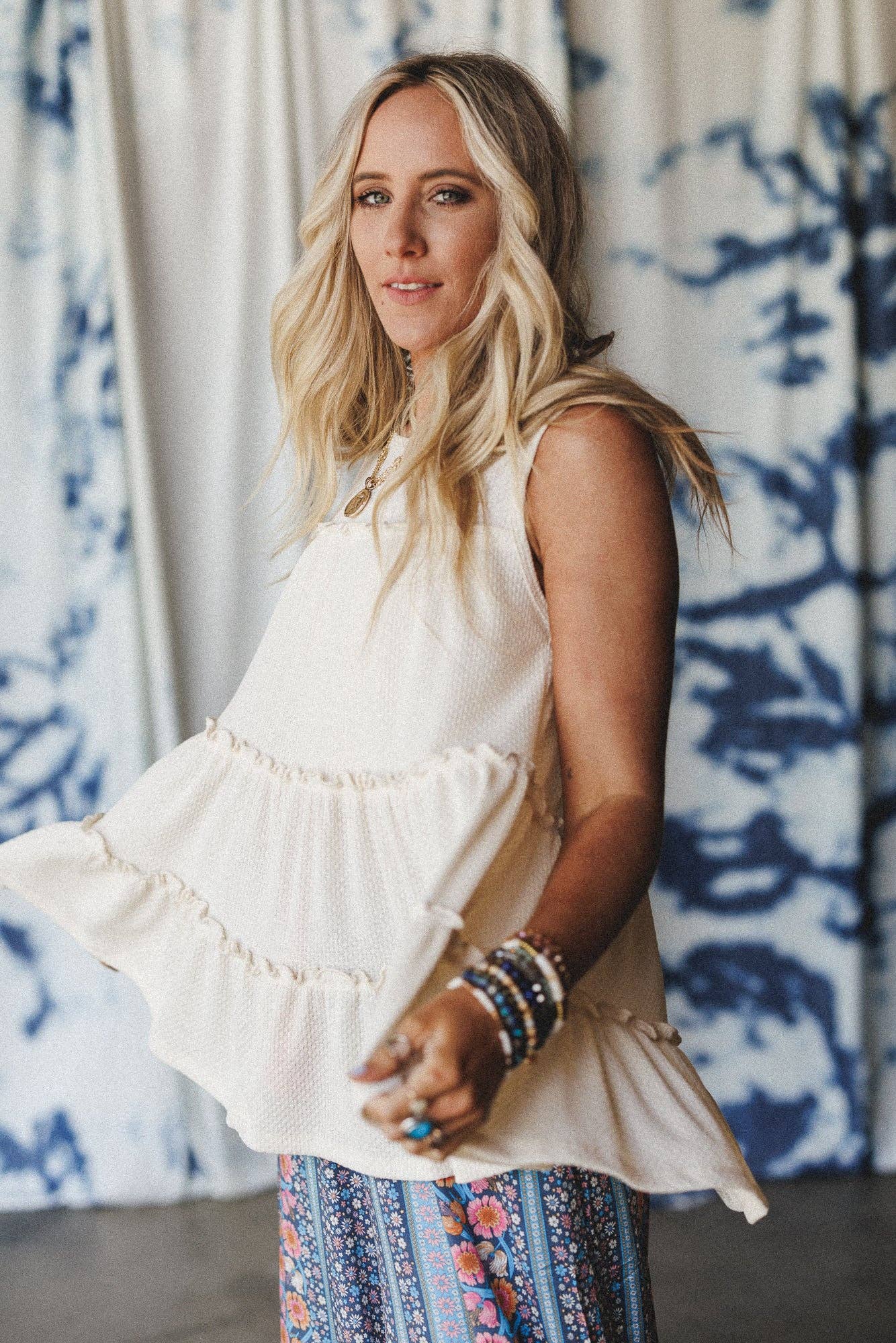 Dreamy Tiers Top - Cream