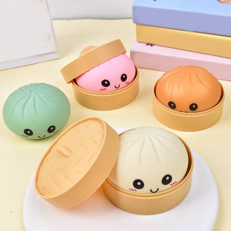 Squishy Dumpling Realistic Steamed Bun Stress Relief Toy
