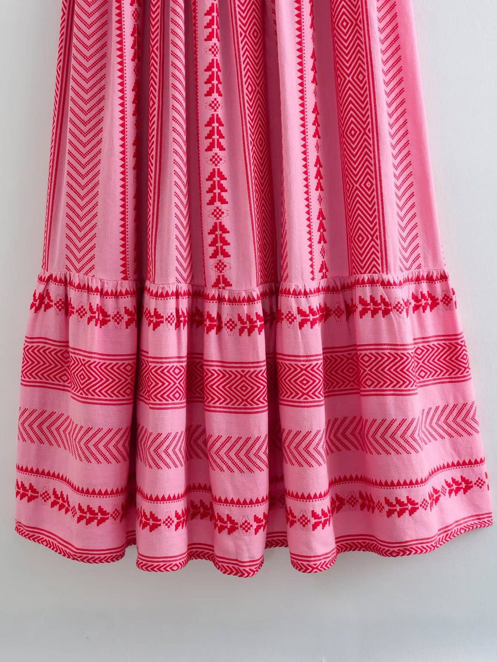 Resort Western Boho Crochet Stitching Slip Dress