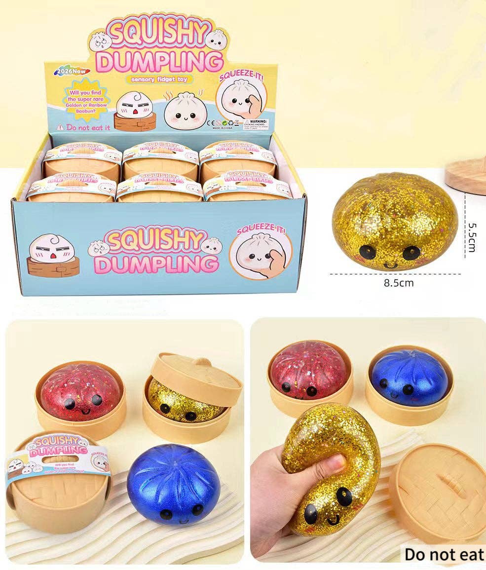 Squishy Dumpling Realistic Steamed Bun Stress Relief Toy